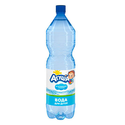 Вода Агуша 1.5 литра, без газа, пэт, 6шт. в уп.
