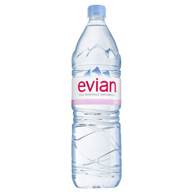 Evian / Эвиан 1.5 литра, без газа, пэт, 6шт. в уп.