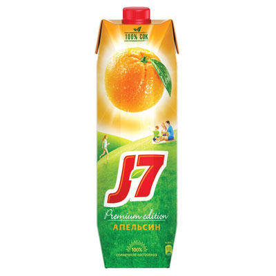 J7 / Джей Севен Апельсин 1,0л (12шт.)