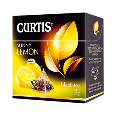 Чай Curtis черный Sunny Lemon 20 пак
