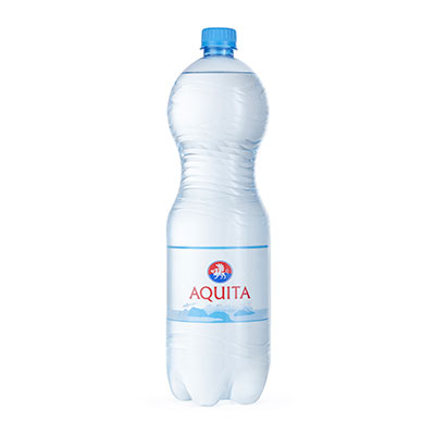 Вода Aquita 1 литр, без газа, пэт, 9 шт. в уп.
