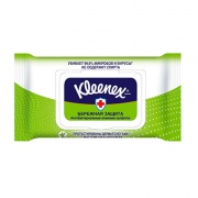 Влажные салфетки Kleenex бережная защита с пластиковой крышкой 40 шт