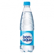 Вода BonAqua / БонАква 0.5 литра, без газа, пэт, 24шт. в уп.