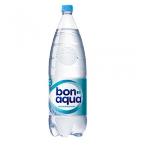 Вода BonAqua / БонАква 1 литр, без газа, пэт, 12шт. в уп.