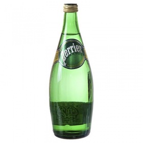 Вода Perrier / Перье 0.75 литра, газ, стекло, 12шт. в уп.