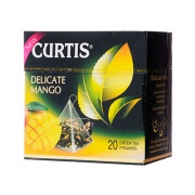 Чай Curtis зелёный Delicate Mango 20 пирамидок