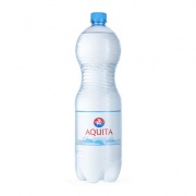 Вода Aquita 1 литр, без газа, пэт, 9 шт. в уп.